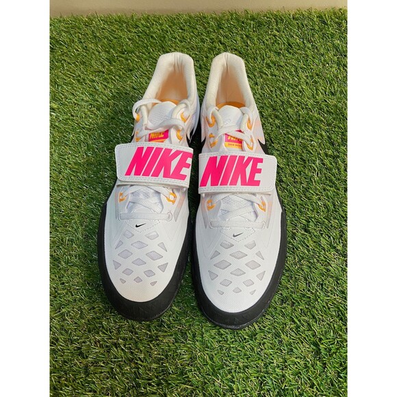 Nike Zoom Rotational 6 White Black Track & Field Throwing Mens 12 685131-102 NEW